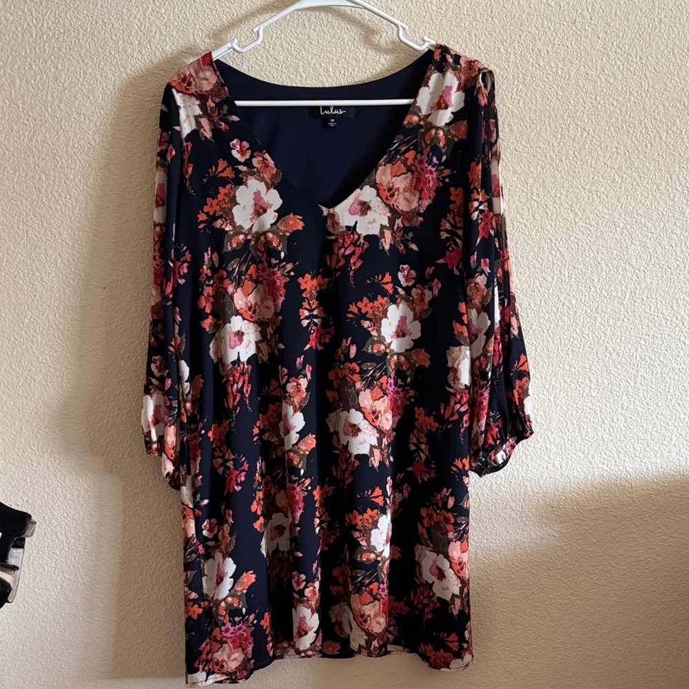 Lulu's Midnight Blue mini dress